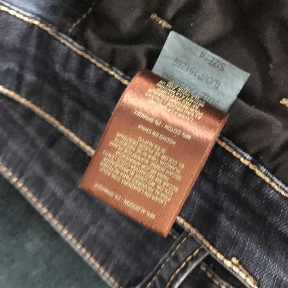 Kut from the Kloth denim stretch pencil skirt Sz 4 / 6 - Picture 7 of 9